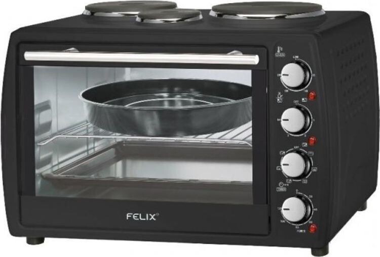 Felix FXO-4504 Ηλεκτρικό Φουρνάκι 45lt με 3 Εστίες