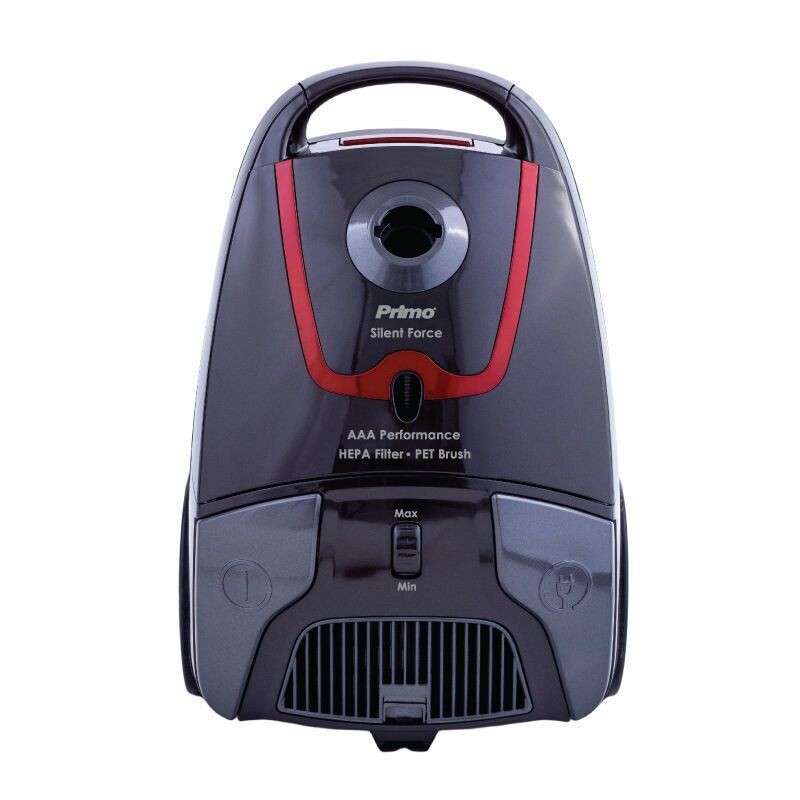 Primo Prvc-40438 Ηλεκτρική Σκούπα 700W με Σακούλα 3.5lt Γκρ