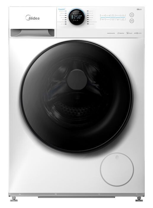 Midea  Πλυντήριο Ρούχων MF200W100WB/W-GR 10 kg A