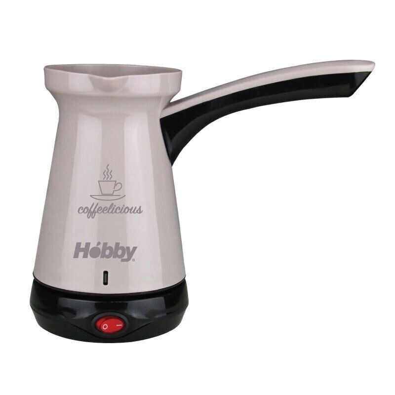 Hobby HCP-40390 Ηλεκτρικό Μπρίκι 500W με Χωρητικότητα 220ml Γκρι