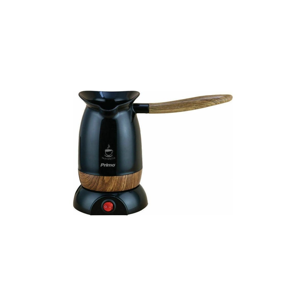 Primo PRCP-40380 Ηλεκτρικό Μπρίκι 800W με Χωρητικότητα 220ml Καφέ-Ασπρο