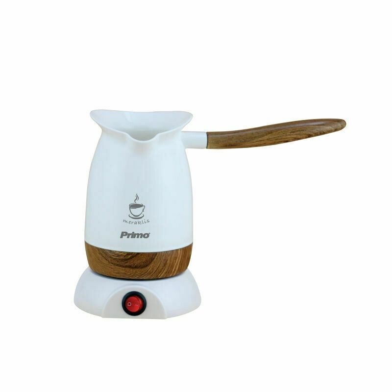 Primo PRCP-40380 Ηλεκτρικό Μπρίκι 800W με Χωρητικότητα 220ml Καφέ-Ασπρο