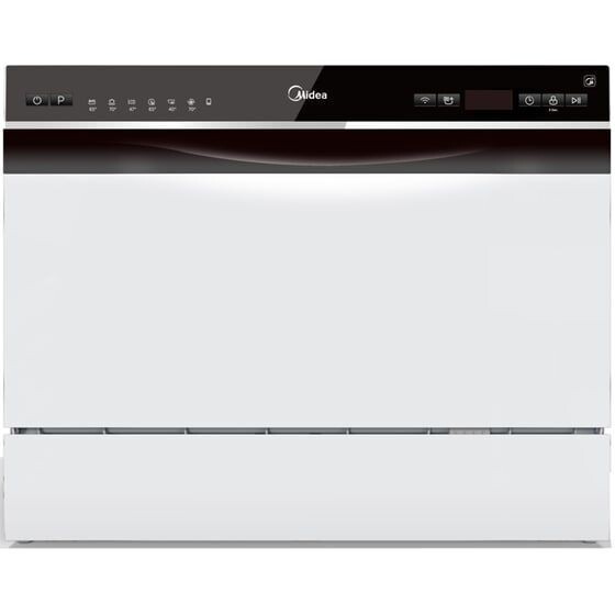 Midea MTD55S400W Πλυντήριο Πιάτων Πάγκου για 6 Σερβίτσια Π55xY43.8εκ. Λευκό