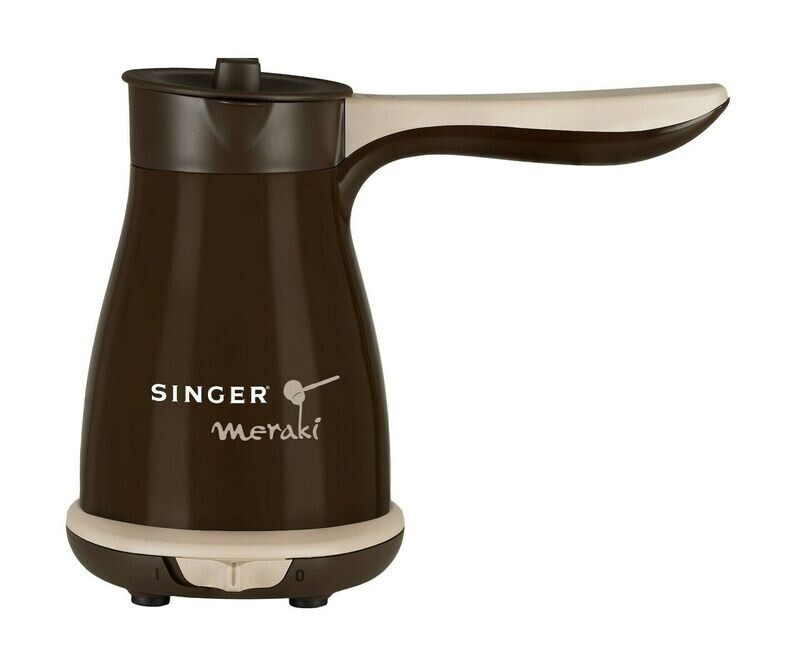 Singer Meraki Ηλεκτρικό Μπρίκι 550W με Χωρητικότητα 330ml Brown