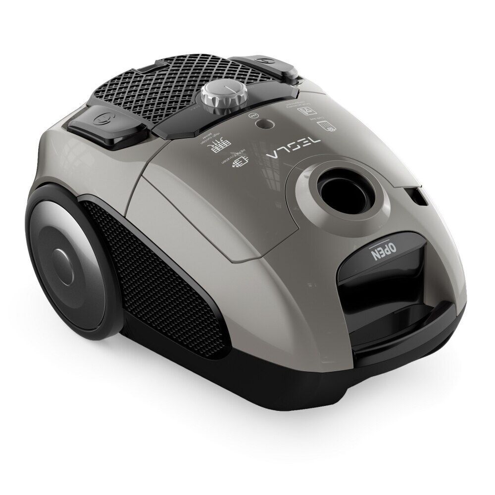 Tesla Ηλεκτρική Σκούπα 800W με Σακούλα 3.5lt Γκρι