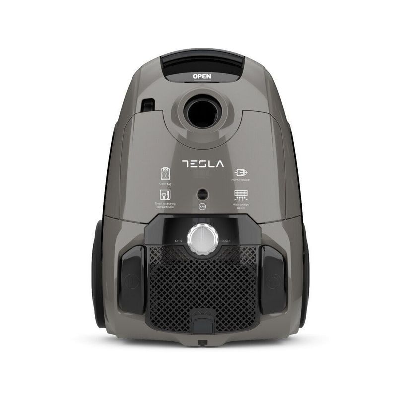 Tesla Ηλεκτρική Σκούπα 800W με Σακούλα 3.5lt Γκρι