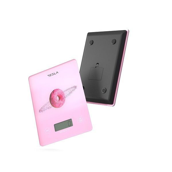 Tesla KS101P Ψηφιακή Ζυγαριά Κουζίνας 1gr/5kg Ροζ