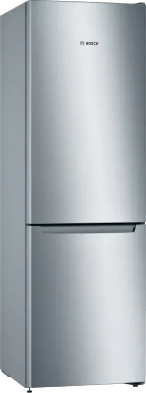Bosch Ψυγειοκαταψύκτης 305lt Total NoFrost Υ186xΠ60xΒ66εκ. Inox KGN36NLEA