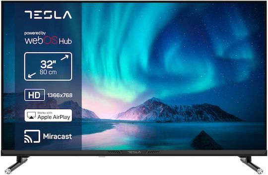 Tesla Smart Τηλεόραση 32" HD Ready LED Series 6 HDR (2024) 32E645BHW