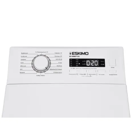 Πλυντήριο Ρούχων Eskimo ES WM6T12C 6 kg C