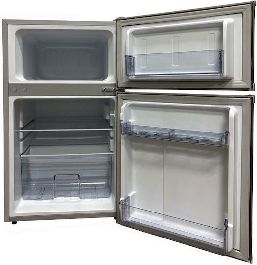 Ψυγείο Δίπορτο Primo PRDD-50087 90lt Υ84xΠ47xΒ51.5εκ. Inox 90lt