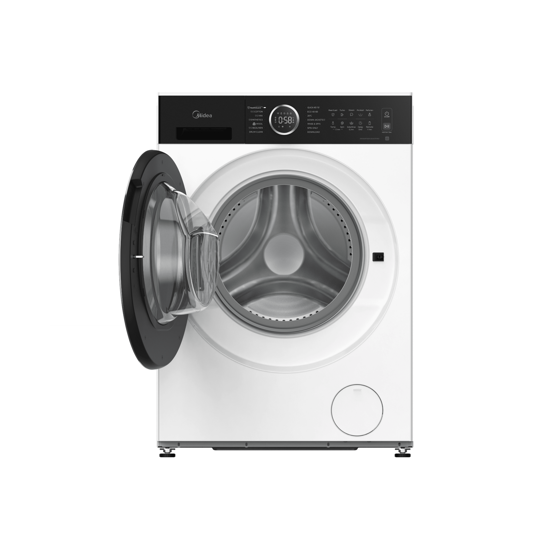 ΠΛΥΝΤΗΡΙΟ ΡΟΥΧΩΝ 8KG MIDEA MF205W80BA30/W-GR