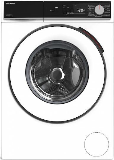 Sharp ES-NA012DW1NA-GR Πλυντήριο Ρούχων 10kg με Τεχνολογία Ατμού 1200 Στροφών Inverter