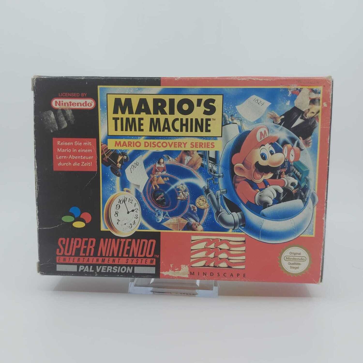 MARIO'S TIME MACHINE - MARIO DISCOVERY SERIES - (CIB)