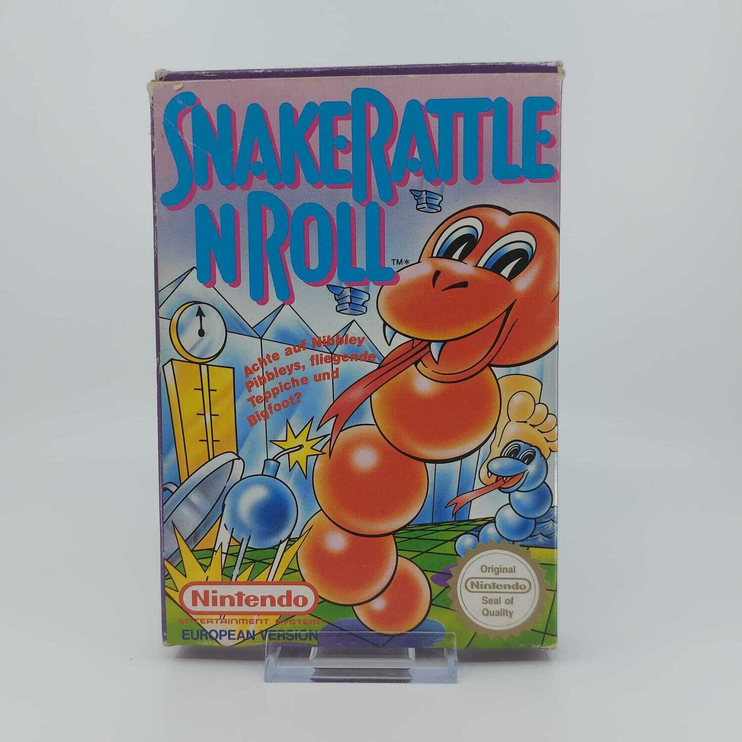 SNAKERATTLE N ROLL - (NES)