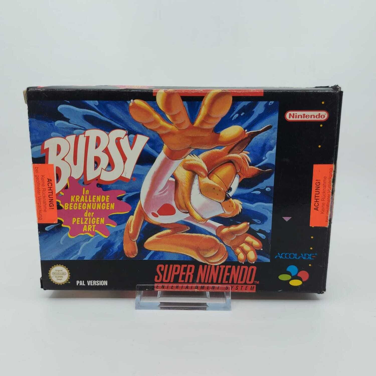 BUBSY IN KRALLENDE BEGEGNUNG DER PELZIGEN ART