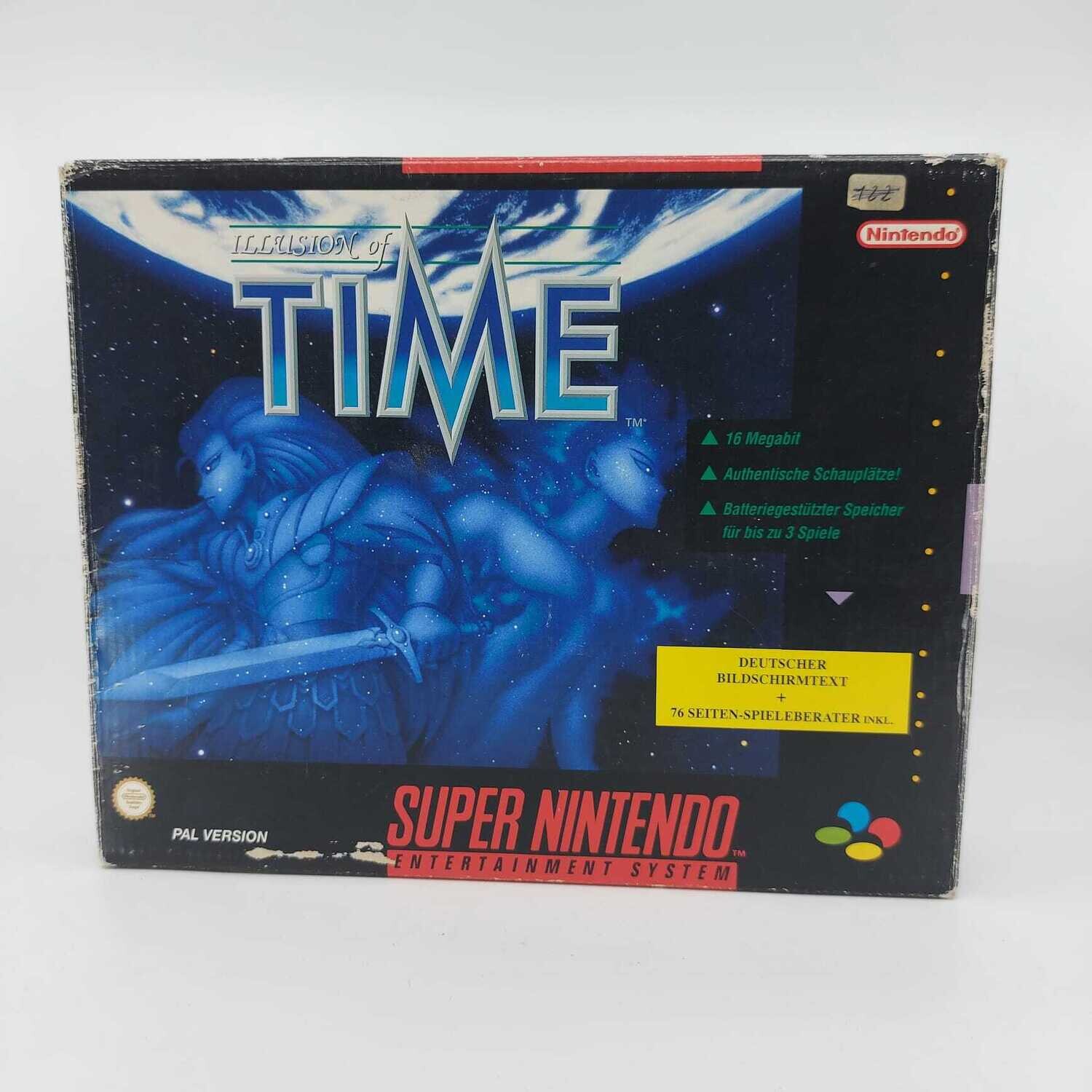 SNES BIG BOX ILLUSION OF TIME