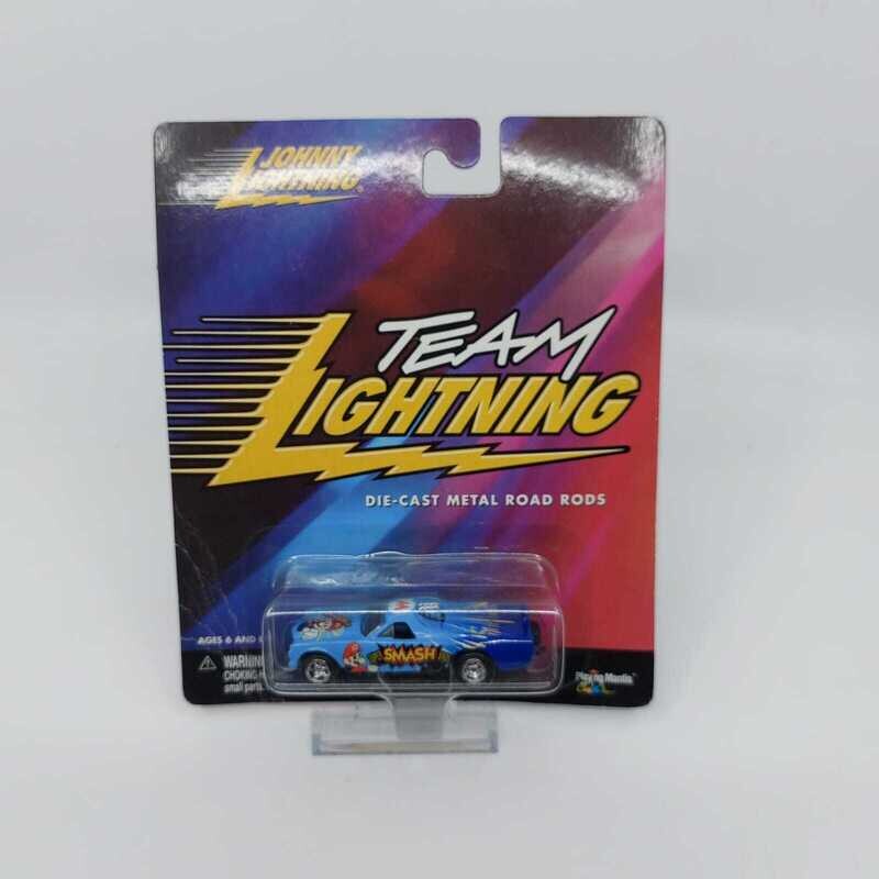 JOHNNY LIGHTNING - DIE CAST METAL ROAD RODS - SUPER SMASH BROS.