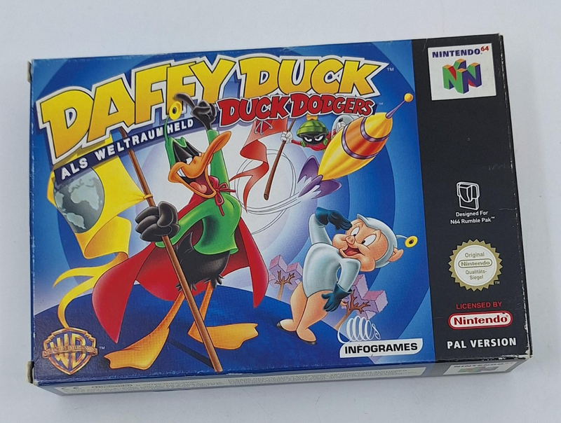 N64- DAFFY DUCK- ALS WELTRAUMHELD DUCK DODGERS