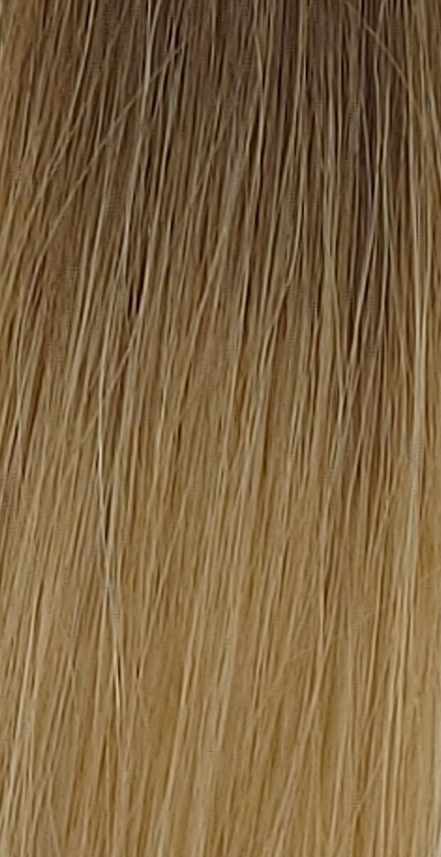 Deluxe Echthaar ROOT Mini Nr.7a Dirty Blond auf Nr. 8a Smoky Blond
