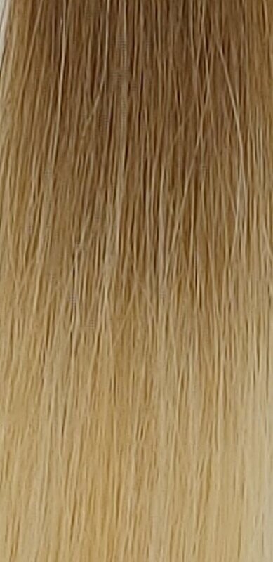 Deluxe Echthaar ROOT Mini  Nr.7 Dunkelblond auf Nr. 9 Weizenblond
