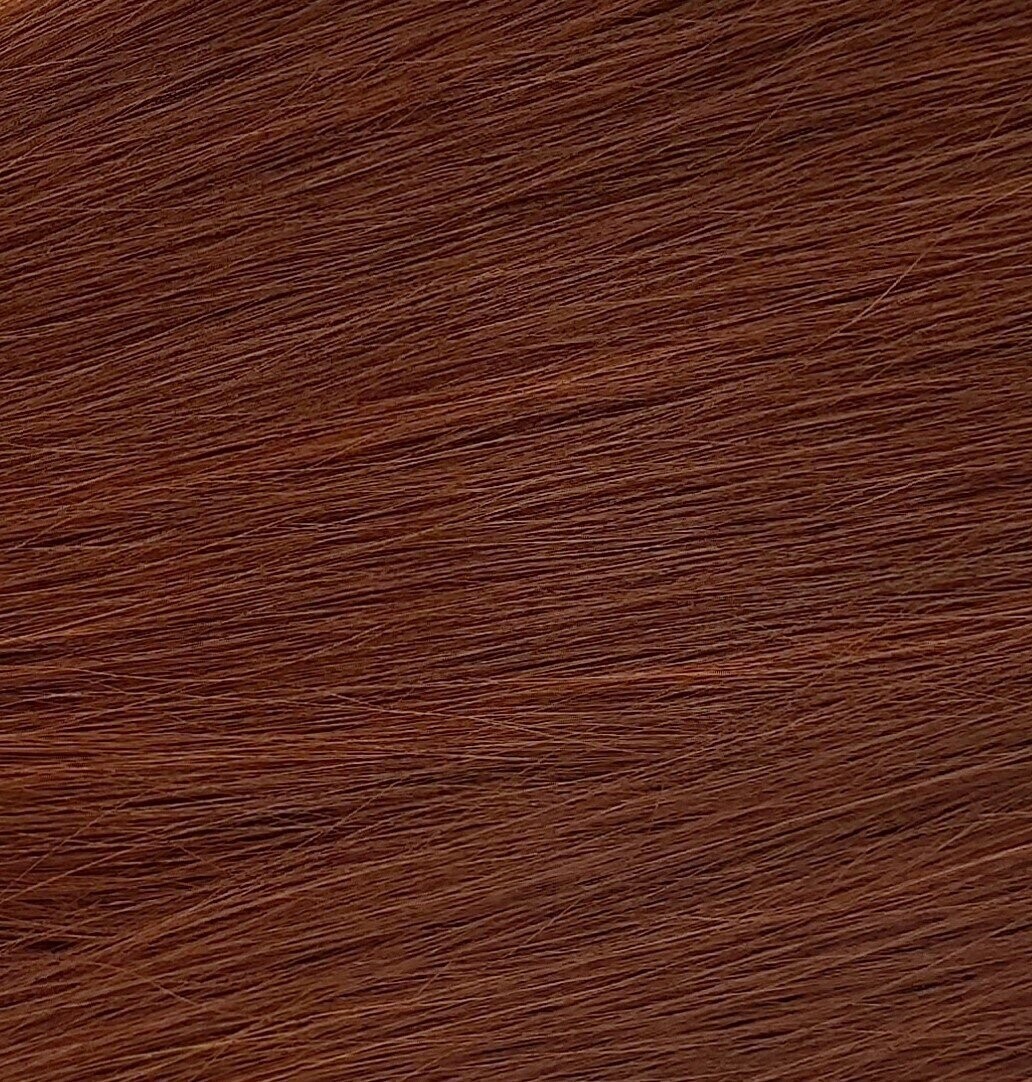 Tresse Deluxe Echthaar Nr.35 Weinrot