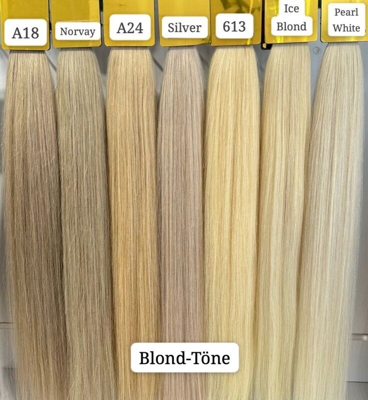 Osteuropäische Tape in Extensions A18 Beige Blond