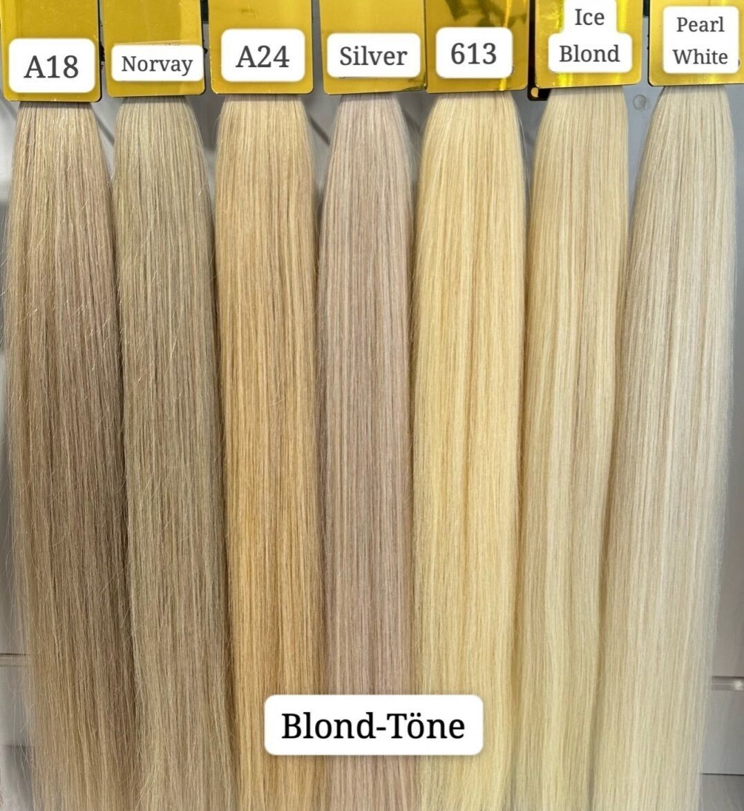 Osteuropäische Tape In Extensions Nr. Ice Blond