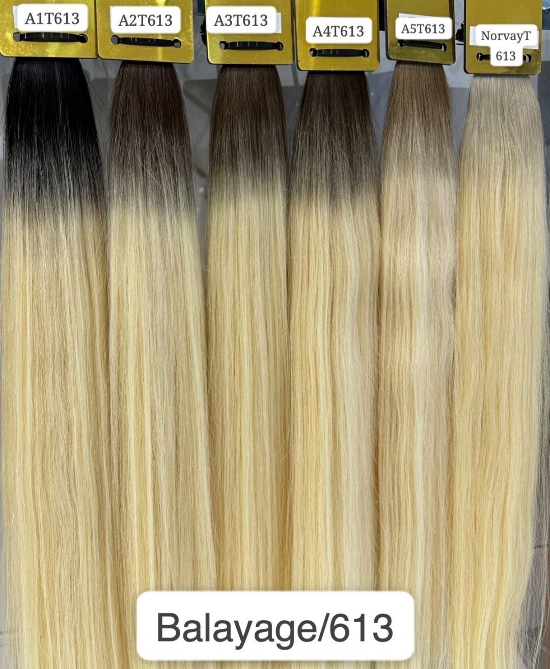 Osteuropäische Tape In Extensions Balayage A2T613