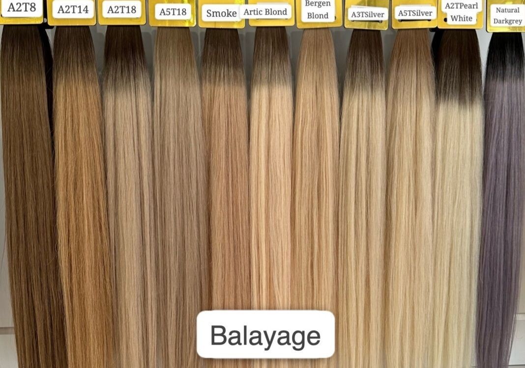 Osteuropäische Tape In Extensions Balayage A2T14