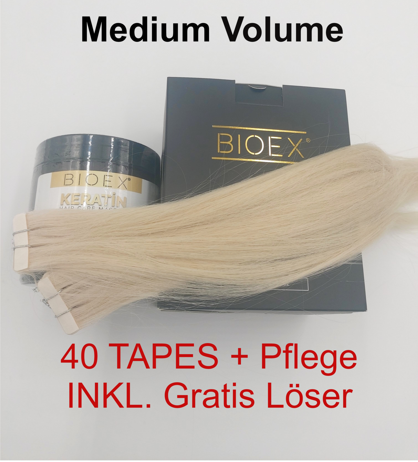 Medium Volume 40 Tapes + Pflegeset inkl. Gratis Löser