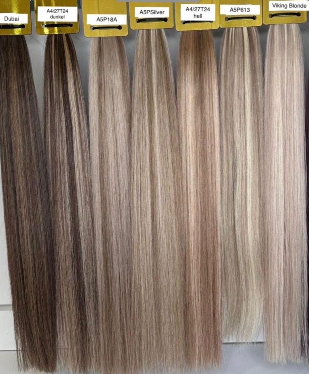 Osteuropäische Tape in Extensions Gesträhnt Nr. Dubai