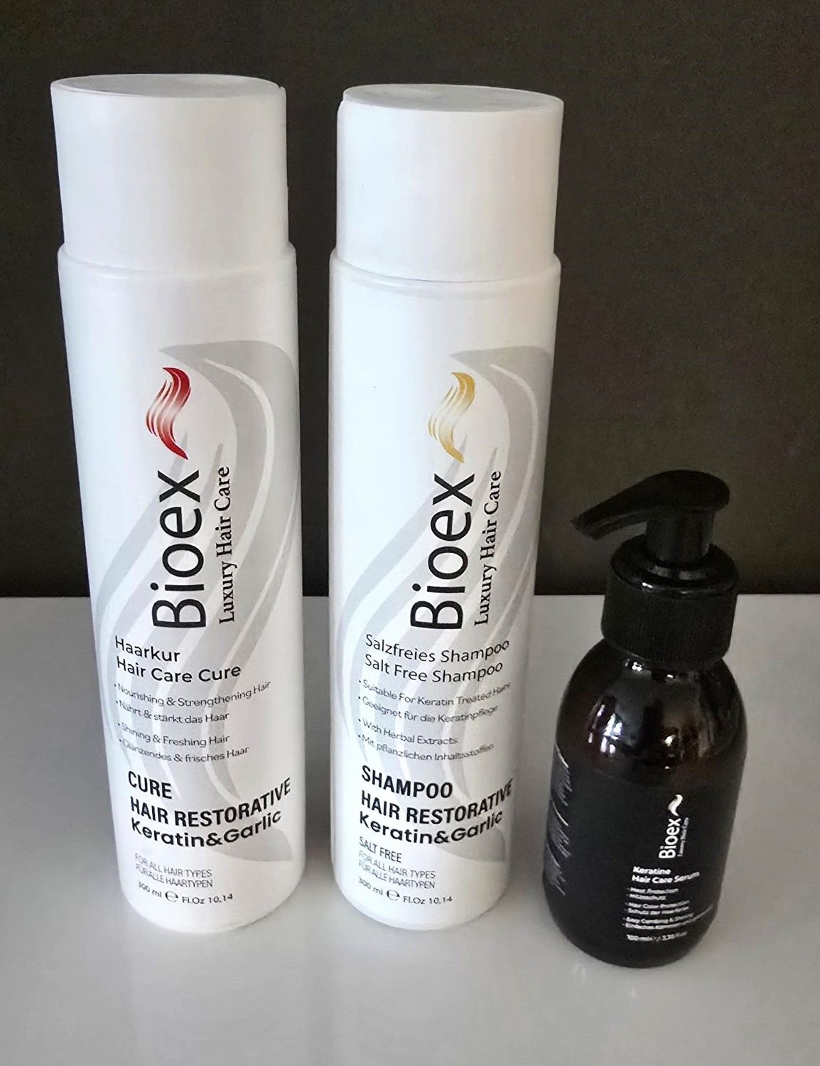NEU Pflege BIOEX SET 1 (Shampoo, Kur und Haaröl)