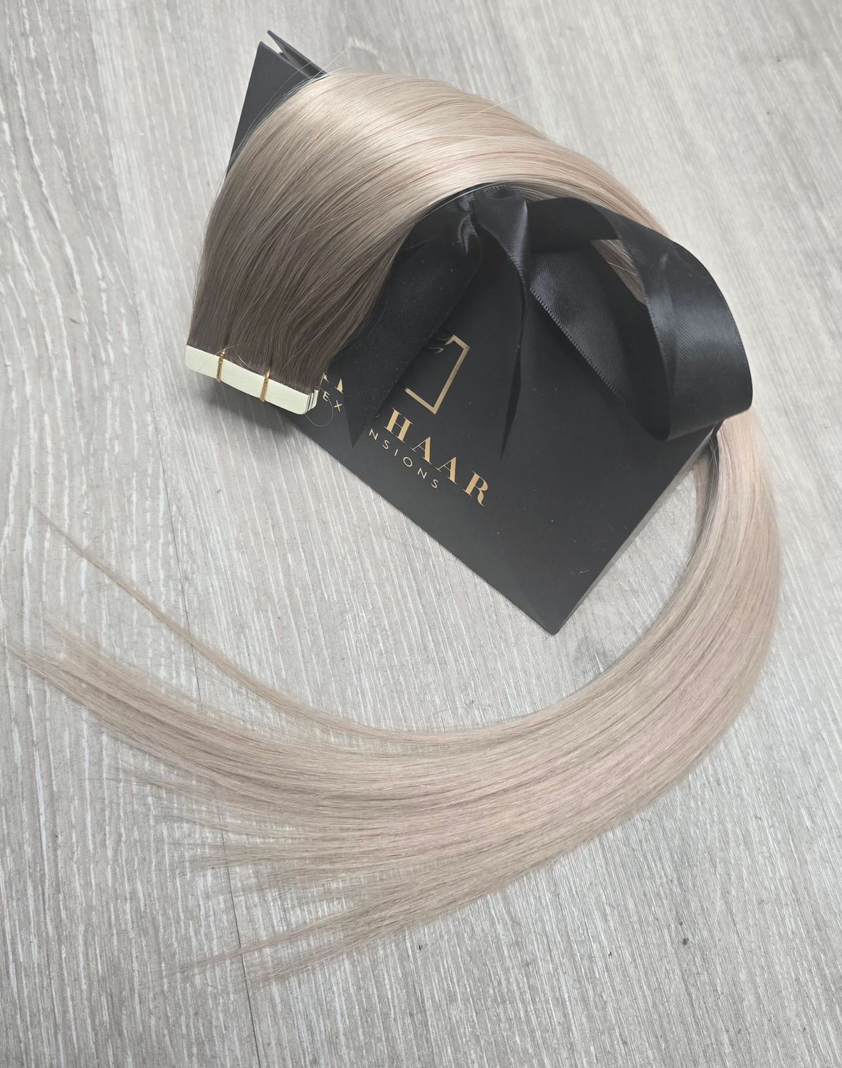 Osteuropäisches Tape In Extensions Balayage Nr. A5TSilver