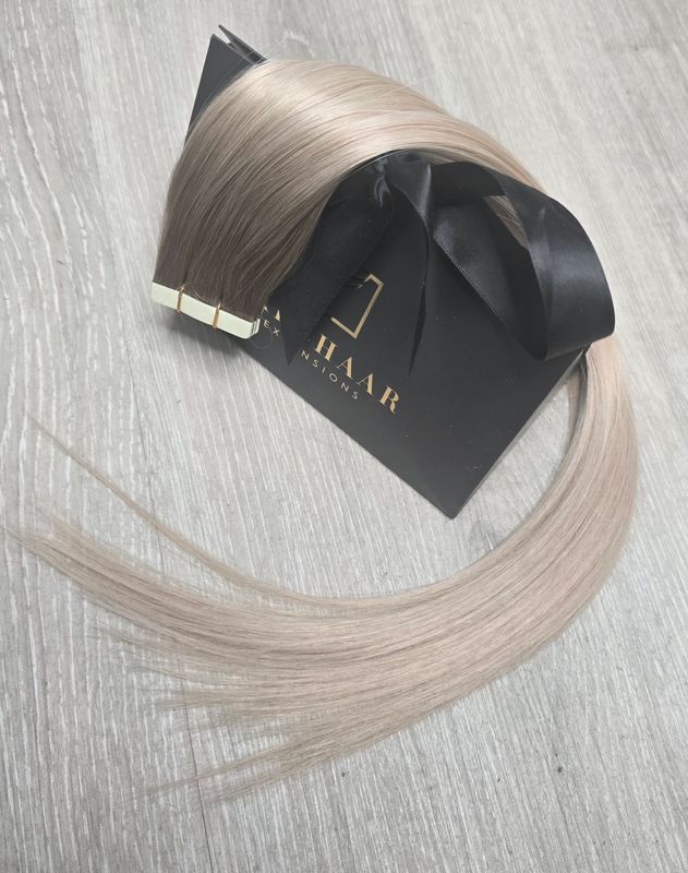 Osteuropäisches Tape In Extensions Balayage Nr. A5TSilver