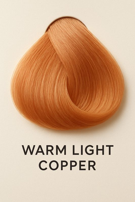 Tresse Deluxe Echthaar Warmes helles Kupfer