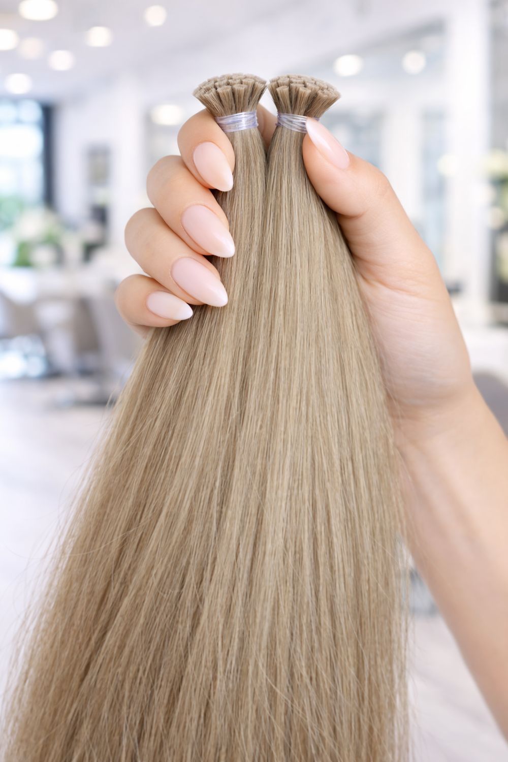 Deluxe Echthaar Mini Nr.8a Smoky Blond Deluxe Echthaar Mini Nr.8a Smoky Blond