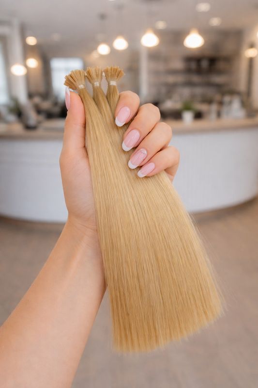 Deluxe Echthaar Mini Nr.23 Nordischblond