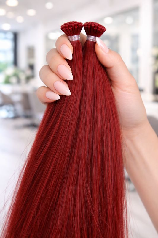 Deluxe Echthaar Mini Nr. RED