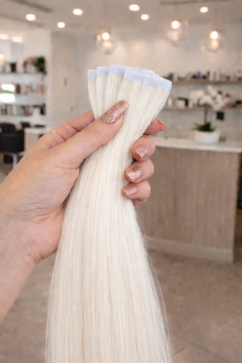 Osteuropäische Tape In Extensions Nr. Snow White