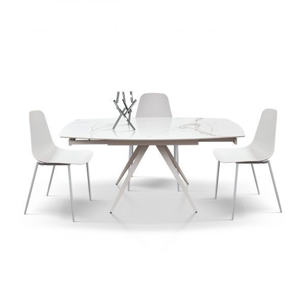 Tavolo Allungabile con piano in Ceramica