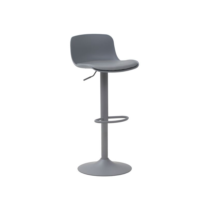 Sgabello Girevole con Altezza Regolabile Colore Grigio Sgabello Girevole con Altezza Regolabile Colore Grigio