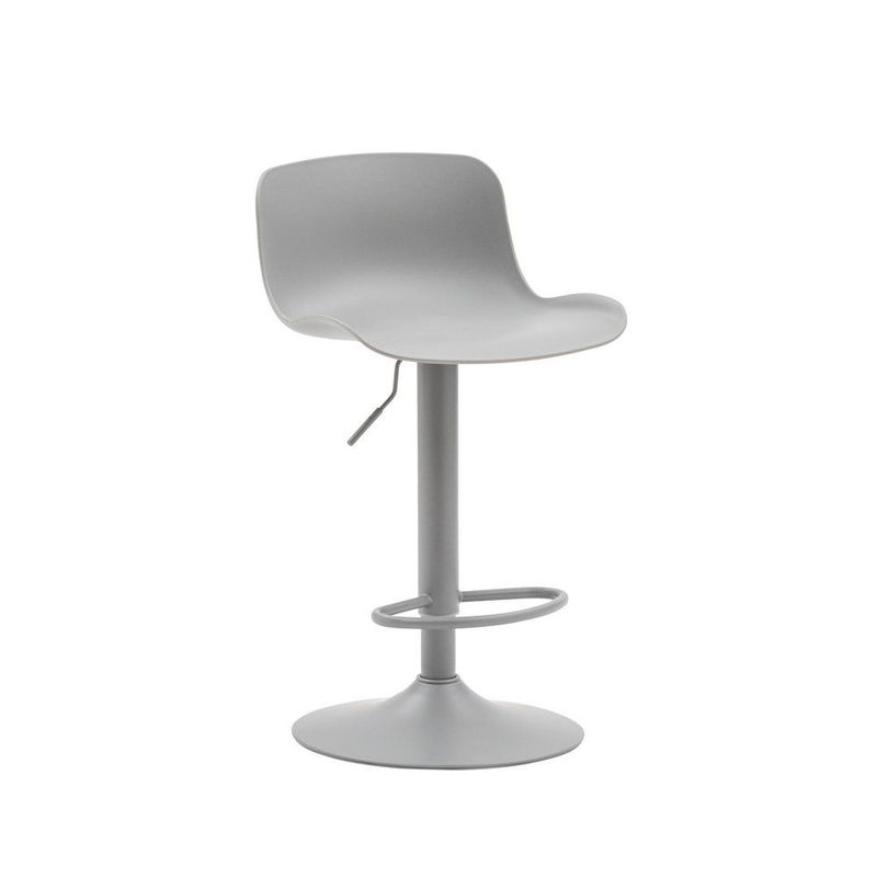 Sgabello Girevole con Altezza Regolabile Colore Grigio Sgabello Girevole con Altezza Regolabile Colore Grigio