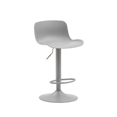 Sgabello Girevole con Altezza Regolabile Colore Grigio