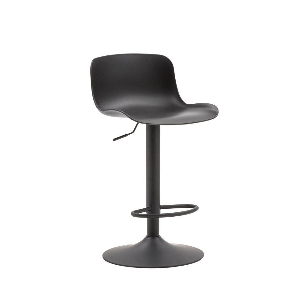 Sgabello Girevole con Altezza Regolabile Colore Nero