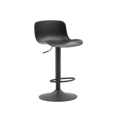 Sgabello Girevole con Altezza Regolabile Colore Nero