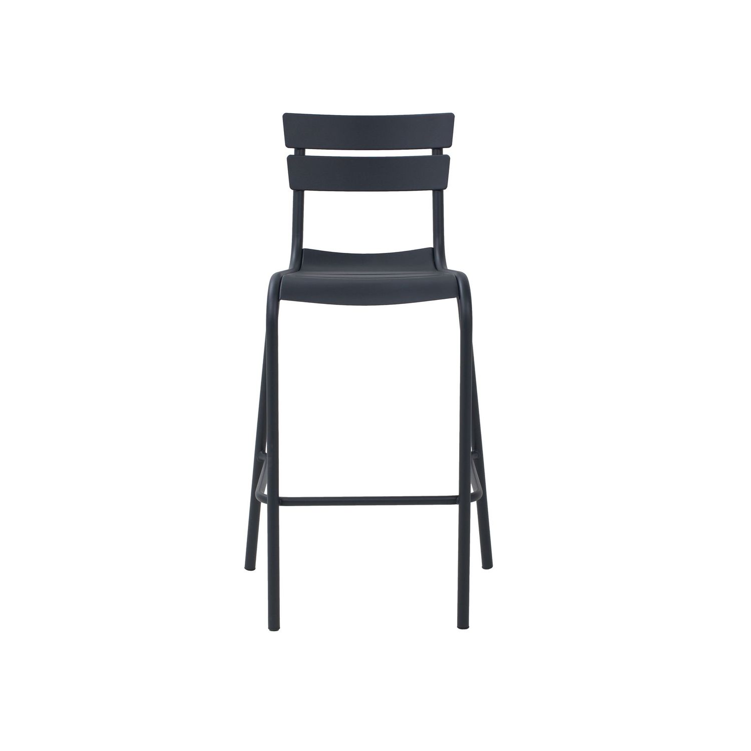 Sgabello in Metallo Colore Grigio Antracite