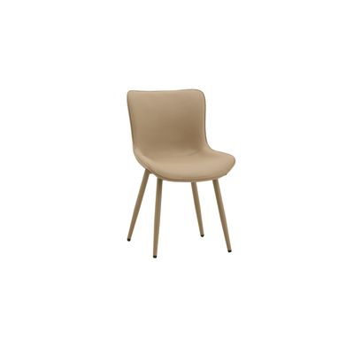 Sedia Imbottita in Ecopelle colore Beige Sedia Imbottita in Ecopelle colore Beige