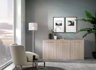 Madia a 3 ante in Laminato Olmo Madia a 3 ante in Laminato Olmo