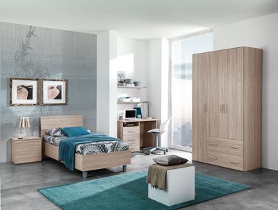 Cameretta in Laminato Colore Olmo Cameretta in Laminato Colore Olmo